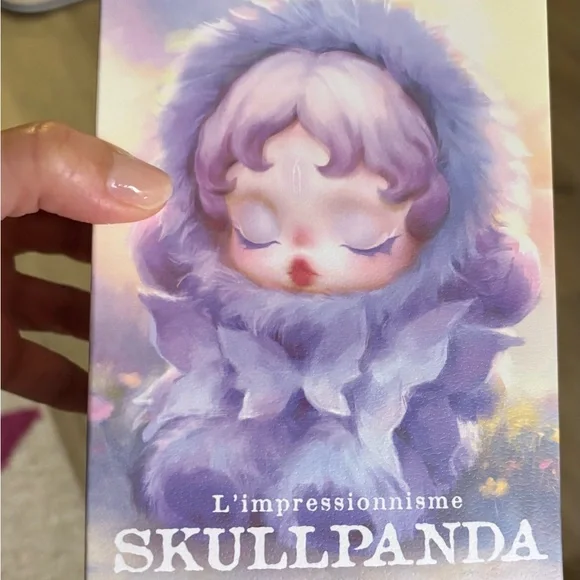 Skullpanda Pink Fluffy Keychain 💯% Authentic Guaranteed - Picture 4 of 6